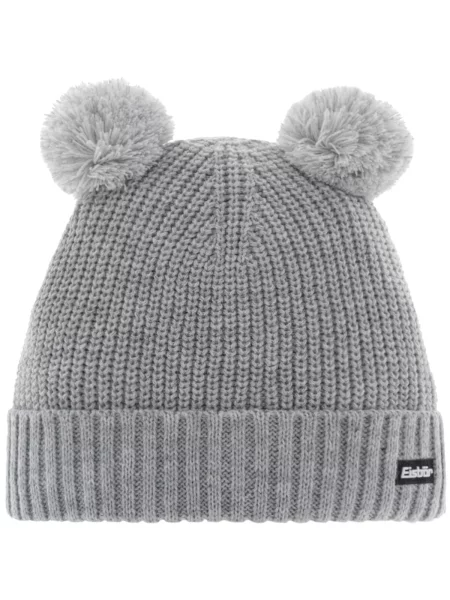 Czapka Eisbar Ponti Pompon MÜ kids szara