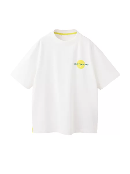 MANGO KIDS Tricou JUCOURT galben / verde alb