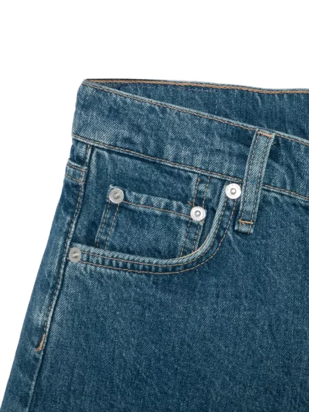 Pantaloni scurți din denim Rag & Bone albastru