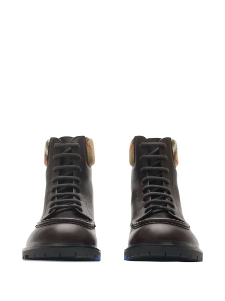 Botine Burberry din piele maro