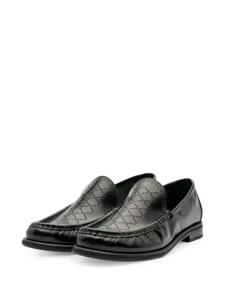 Pantofi loafer Lottusse din piele negru