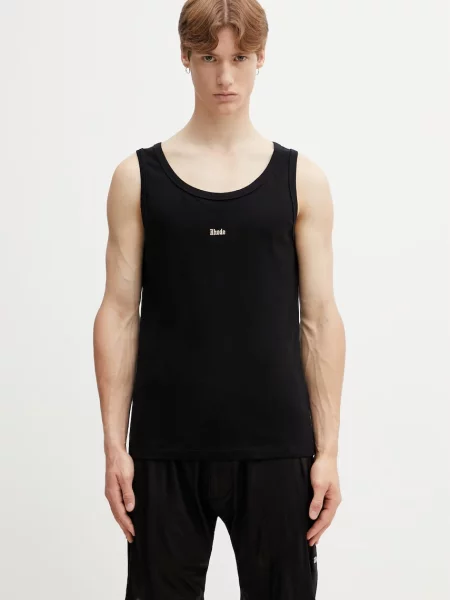 Koszulka Rhude z logo czarna