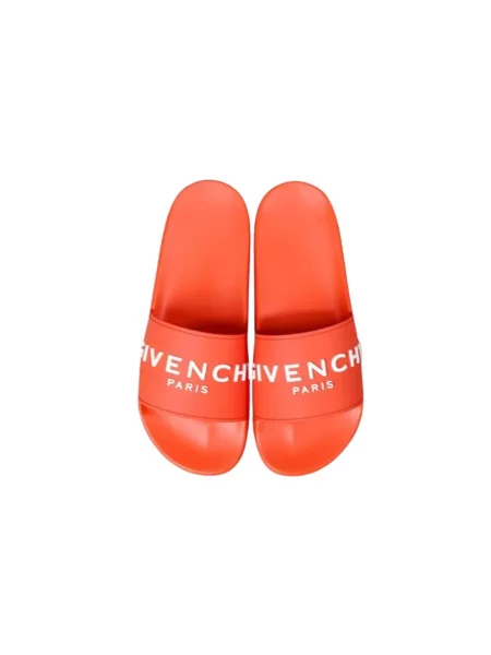 Klapki Givenchy pomarańczowe