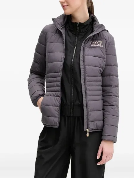 Geacă Ea7 Emporio Armani gri