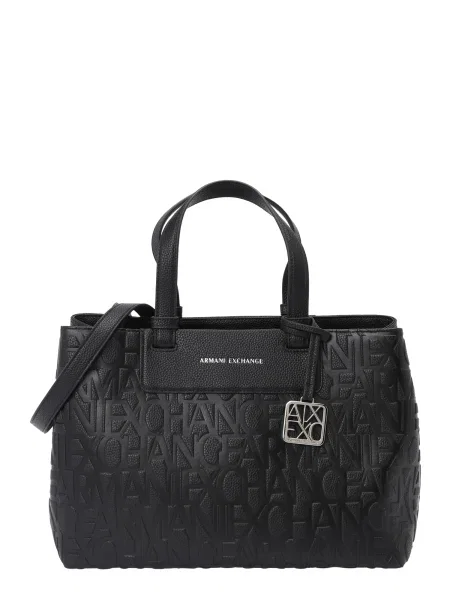 Geantă shopper Armani Exchange negru