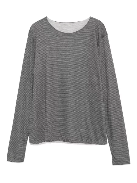 Tricou Purotatto cu dungi lung gri