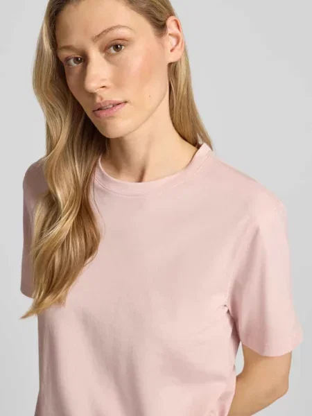 T-shirt z bawełny ekologicznej Jake*s Casual różowa