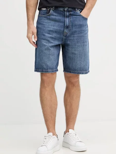 Calvin Klein Jeans pantaloni scurți pentru bărbați din denim albastru