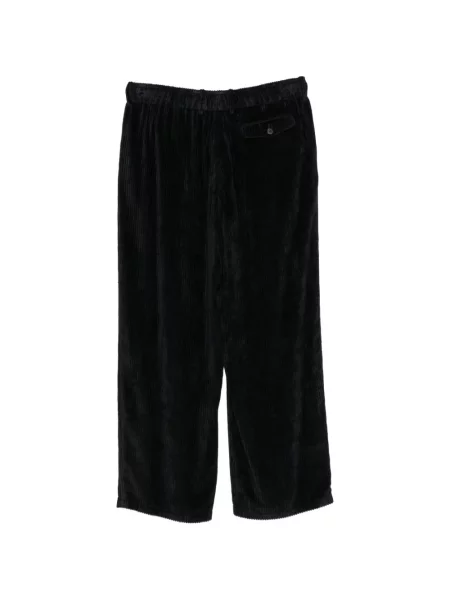 Pantaloni Giorgio Armani de catifea cord negru