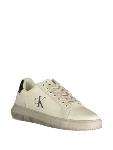 Sneakerși Calvin Klein din piele cu imagine