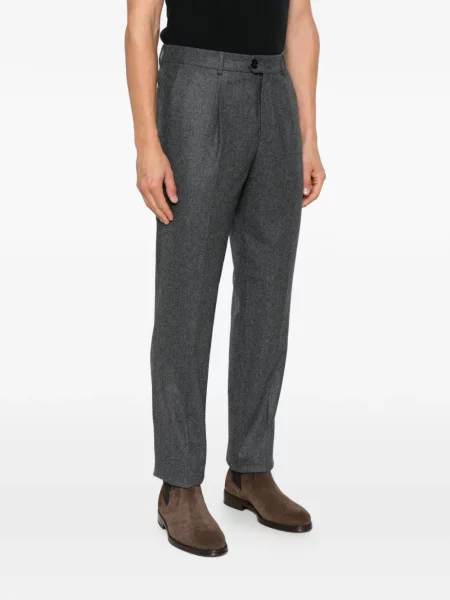 Pantaloni Brunello Cucinelli de lână gri