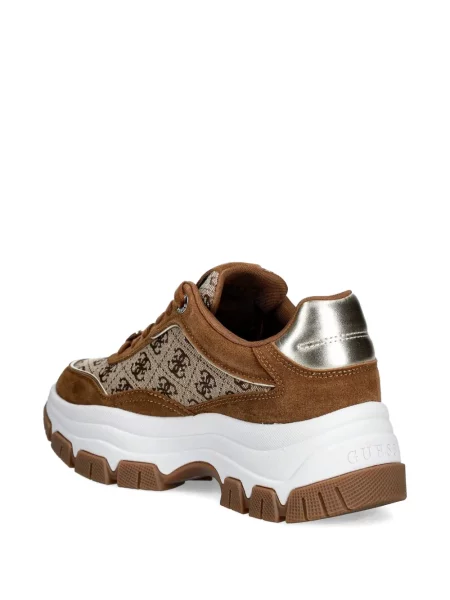 Sneakerși Guess maro