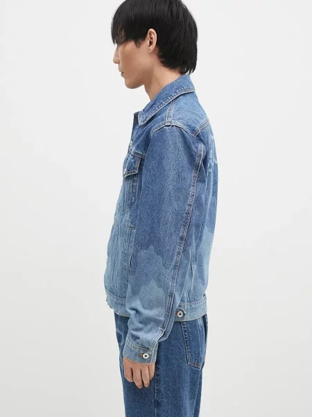 ICECREAM kurtka jeansowa Lazer Drip Denim Trucker przejściowa niebieski