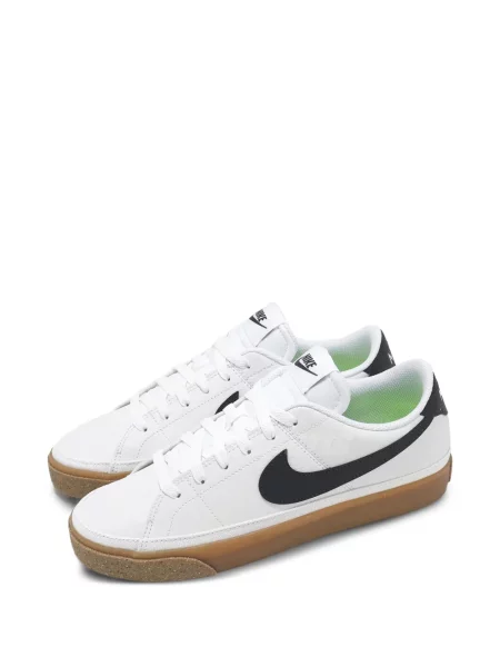 Tricou Nike cu glugă cu dungi din bambus alb