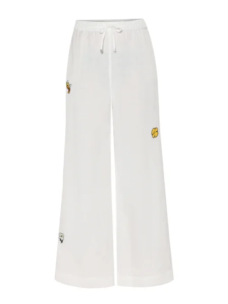 TATUUM Hlače off-bela bela