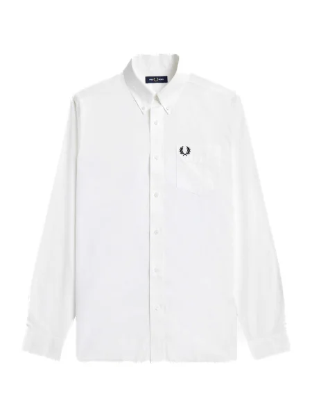 Cămașă Fred Perry cu guler nasturi alb