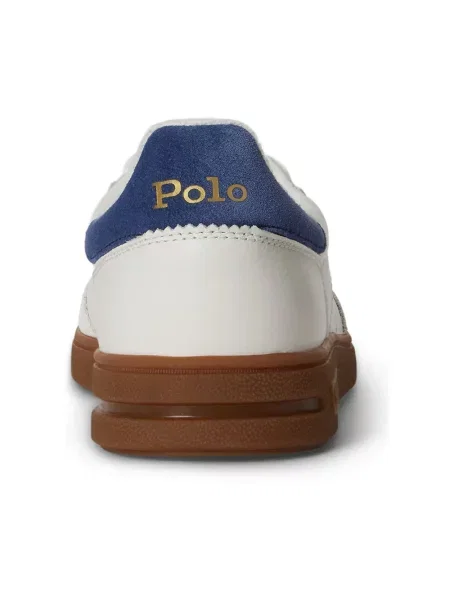 Sneakersy Polo Ralph Lauren skórzane białe