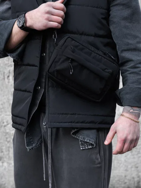 Сумка через плечо Without черная