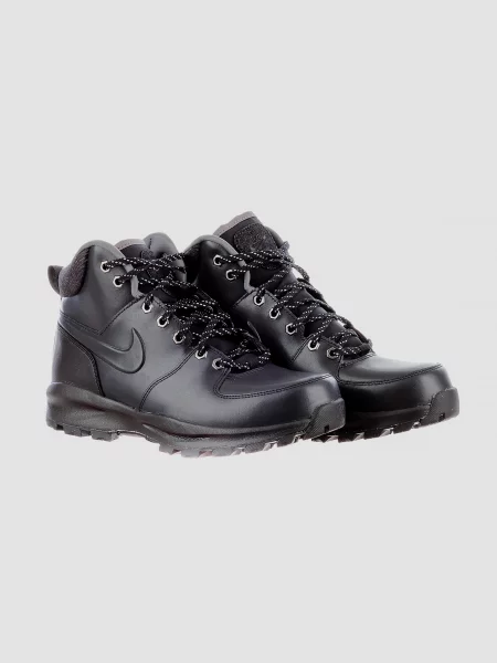 Кожаные ботинки Nike черные