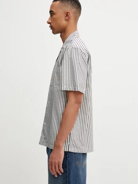 Carhartt WIP S/S Leavel Shirt сорочка з бавовною