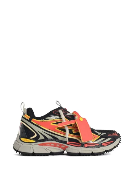 Sneakerși Off-white din piele alb