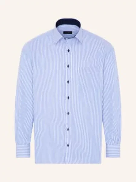Eterna Comfort Fit Koszula niewymagająca prasowania Mężczyźni Comfort Fit 42 niebieski