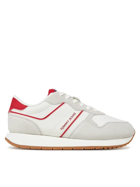 Tommy Jeans sneakers EVA RUNNER LIGHT femei rosu gri