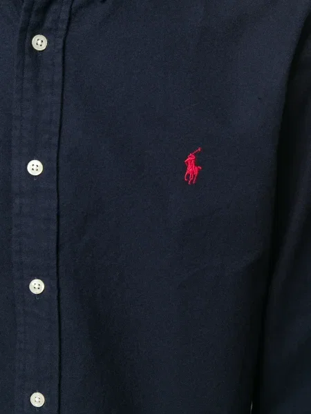 Риза Polo Ralph Lauren бродирана синьо