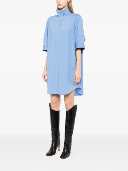 Rochie mini Jnby din poplin albastru