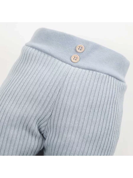 Legginsy dziecięce Eevi szare