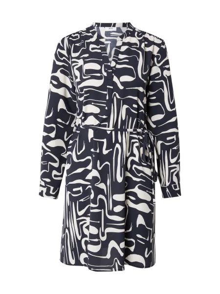 JDY Obleka JDYPAPAYA črna / volneno bela