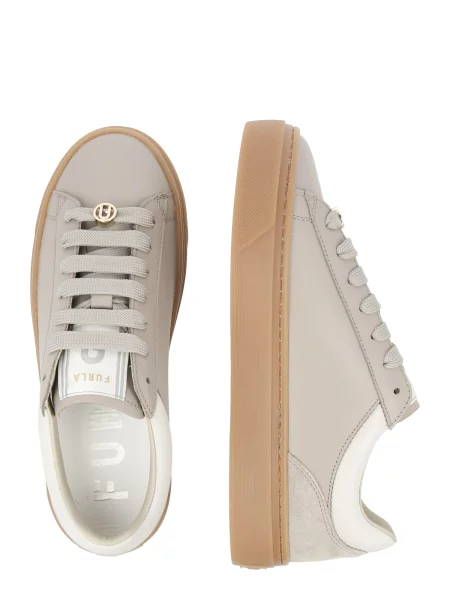 Sneakerși Furla din piele bej