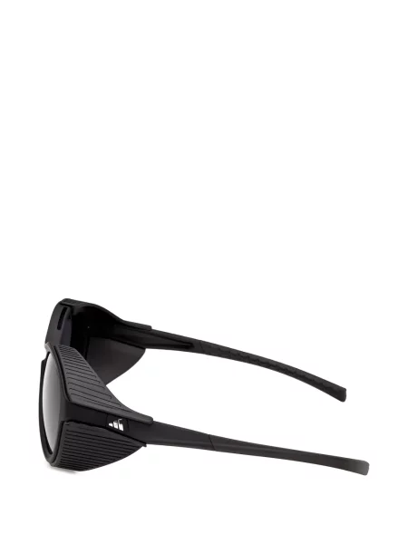 Ochelari de soare Adidas cu imprimeu geometric alb