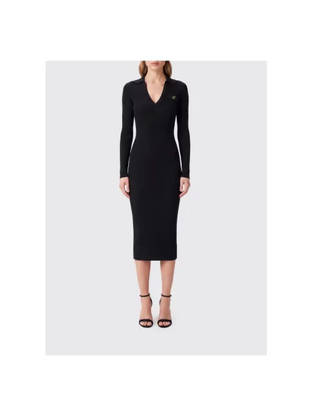 Sukienka midi Elisabetta Franchi czarna