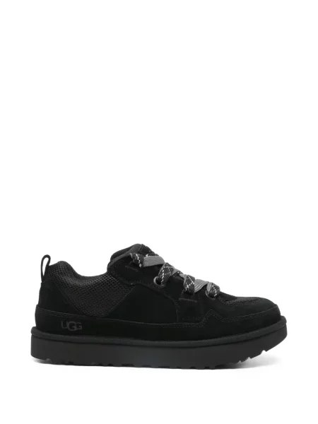 Sneakerși Ugg cu șireturi din dantelă negru