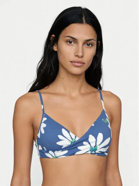 Roxy Bikini partea de sus Printed Essentials albastru