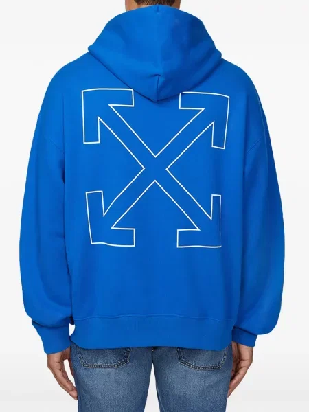 Hanorac cu glugă Off-white alb