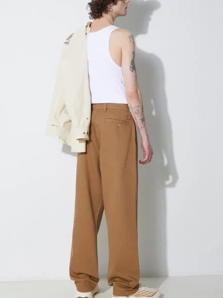 Alpha Industries pantaloni Chino barbati cu fason chinos bej