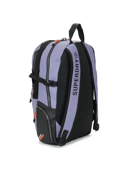 Geantă Superdry cu broderie albastru