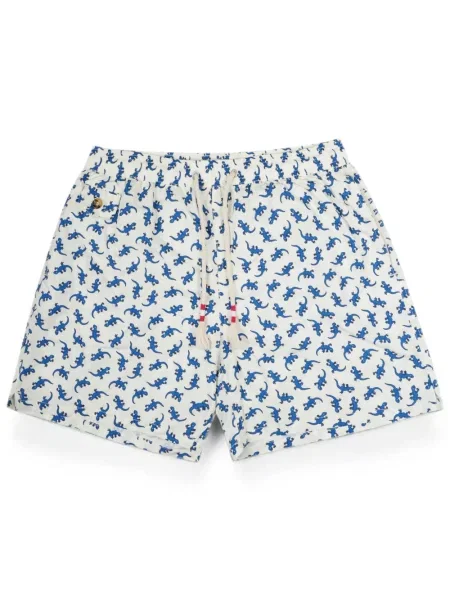 Slip de baie Mc2 Saint Barth cu imagine cu cordon