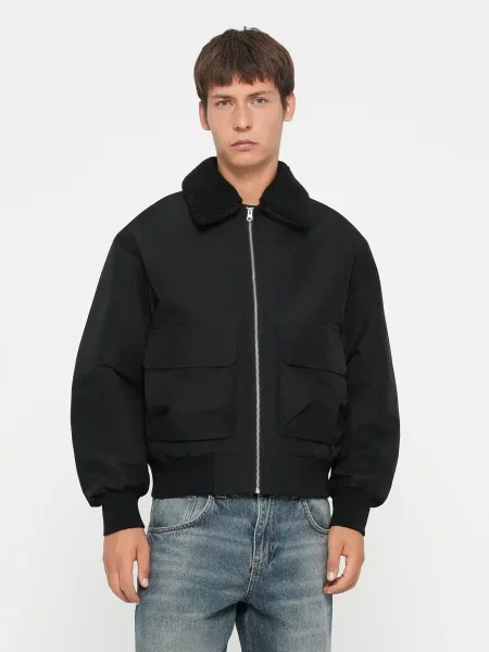 JACK & JONES Prechodná bunda JORINWOOD' čierna