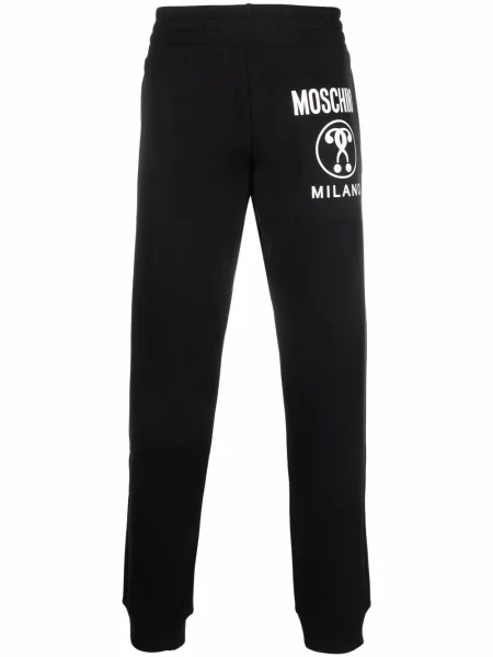 Pantaloni Moschino cu imagine alergare