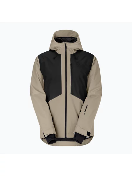 Мъжко скиорско яке SCOTT Ultimate Dryo 10 portobello beige/black черно