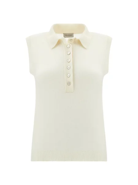 Tricou polo Paul & Shark fără mâneci tricotate
