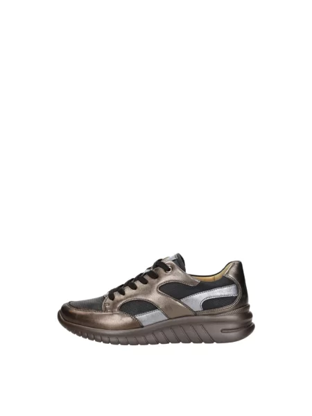 Sneakersy Hartjes skórzane brązowe