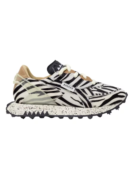 Buty do biegania Run Of w zebrę do biegania czarne