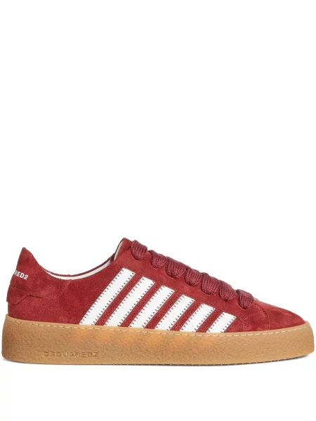 Sneakerși Dsquared2 din piele de căprioară