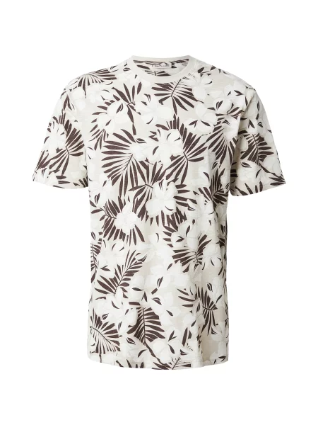 Only & Sons Tricou ONSPERRY ciocolatiu / gri piatră alb