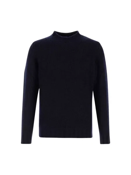 Sweter z golfem Fedeli niebieski