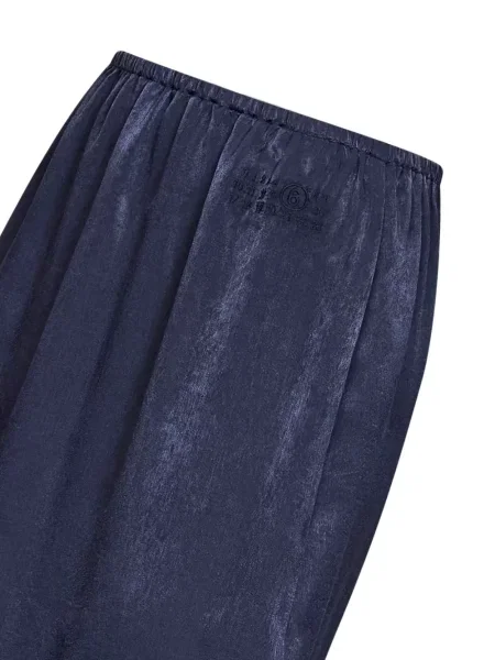 Suknja Mm6 Maison Margiela s vezom plava